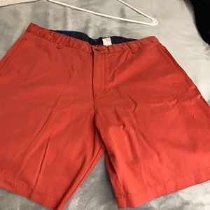 Red coral saddlebred 9 inch shorts.